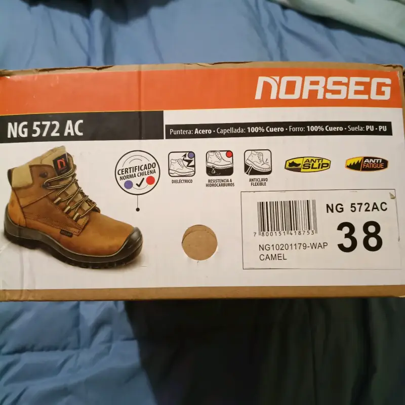 Botas de seguridad Nuevas N-38. $15.000 c/p. - 5