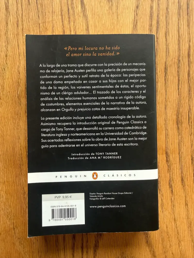 Libro 'Orgullo y Prejuicio' de Jane Austen - 2