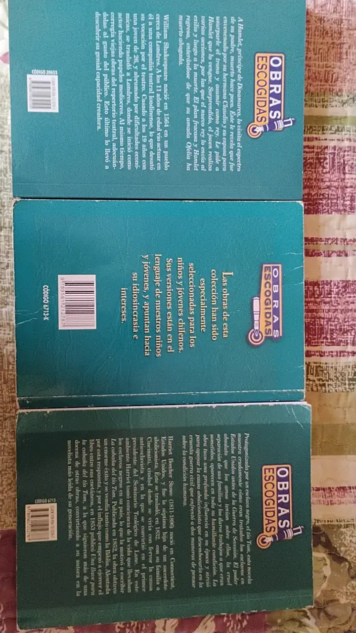 Lote de libros clásicos: Hamlet y La Cabaña del Tío Tom - 2