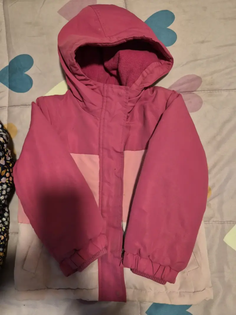 Chaquetas de invierno para niña con capucha - 2
