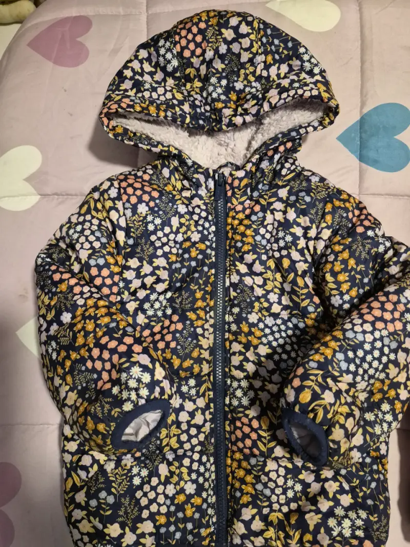 Chaquetas de invierno para niña con capucha - 3