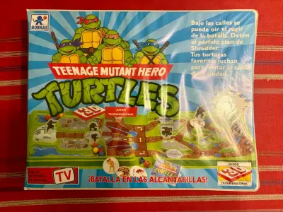 Juego de mesa 3D Retro (1991) Tortugas Ninja - miniatura 1