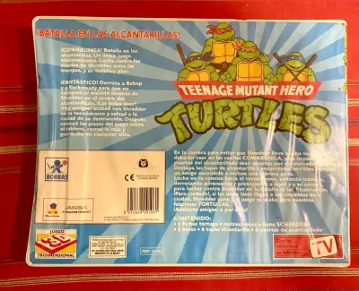 Juego de mesa 3D Retro (1991) Tortugas Ninja - miniatura 2