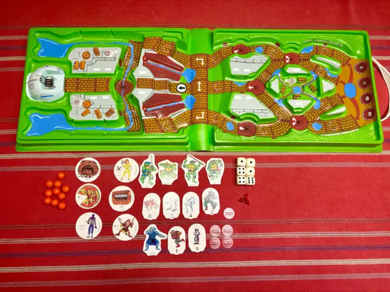 Juego de mesa 3D Retro (1991) Tortugas Ninja - 3