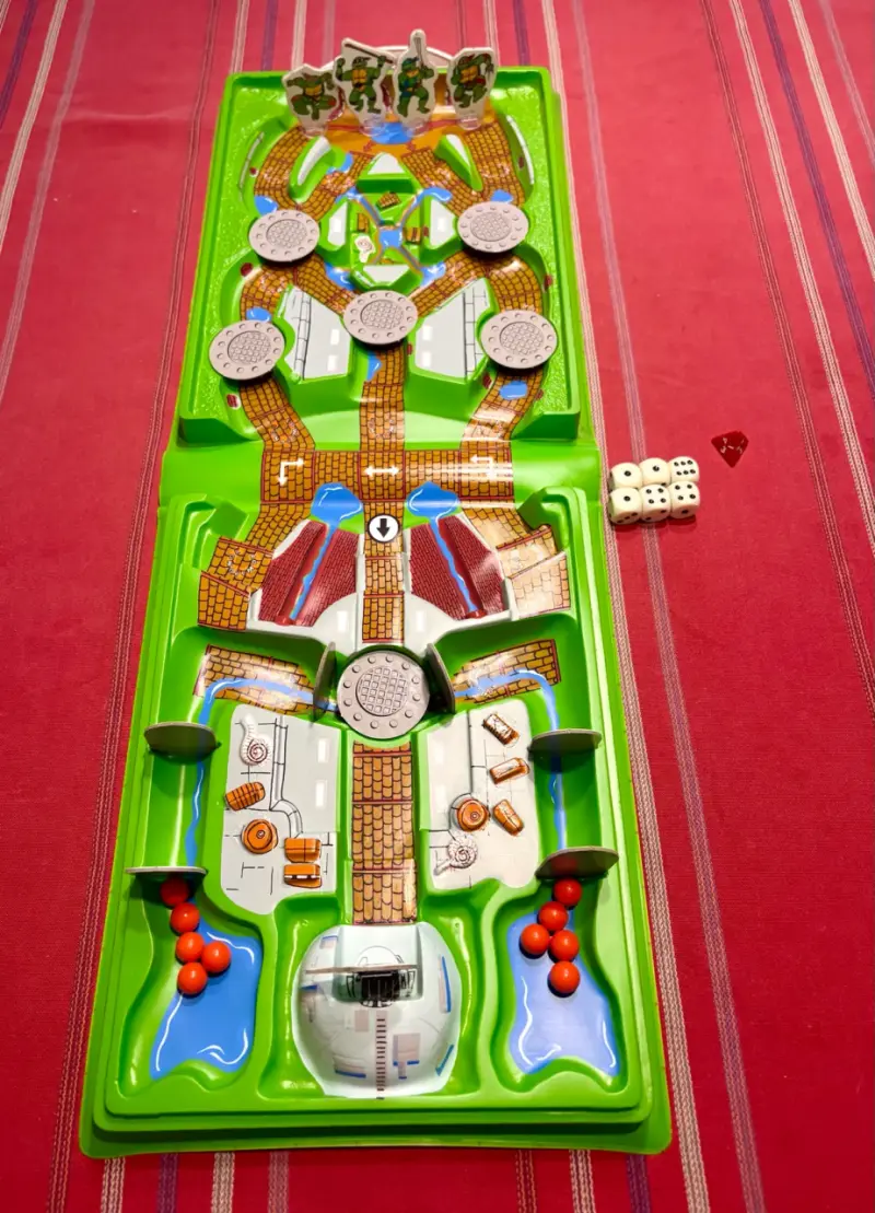 Juego de mesa 3D Retro (1991) Tortugas Ninja - 4