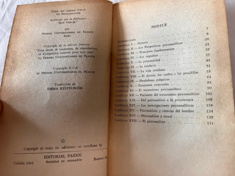 Libro 'El Psicoanálisis' de Daniel Lagache - 4