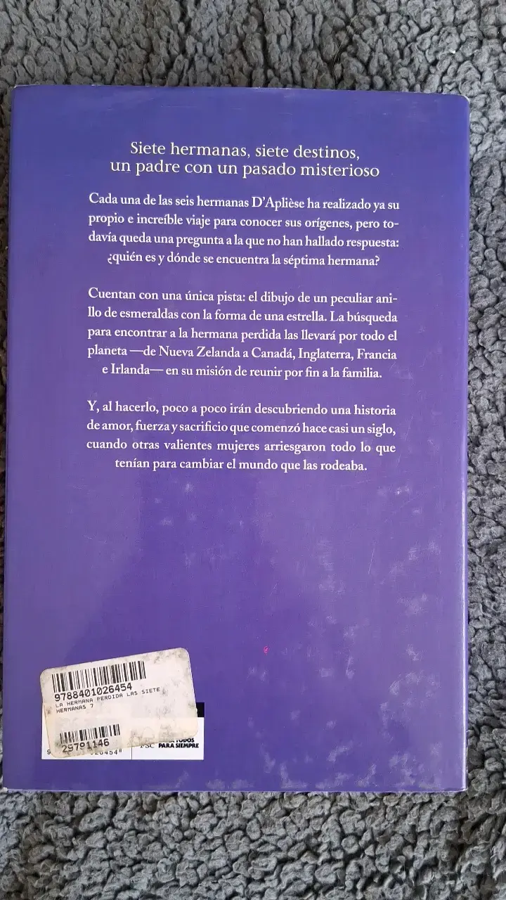 Libro 'La Hermana Perdida' de Lucinda Riley - 2