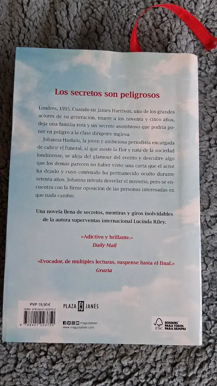 Libro 'La carta olvidada' de Lucinda Riley - 2