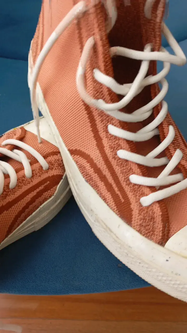 Zapatillas Converse Chuck Taylor Altas Naranjas - 3