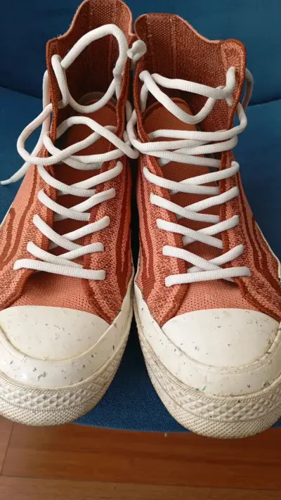 Zapatillas Converse Chuck Taylor Altas Naranjas - miniatura 5