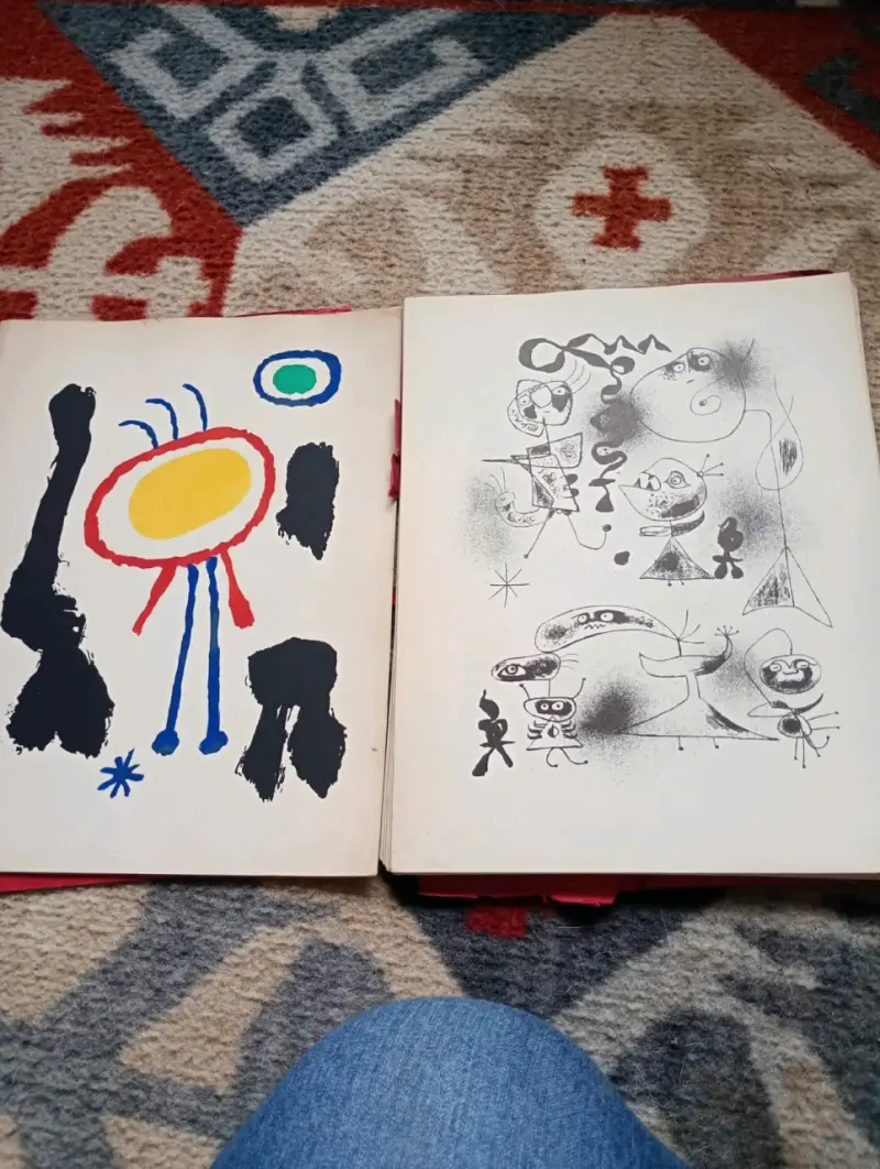 Libro de arte 'The Prints of Miró' edición vintage - 2
