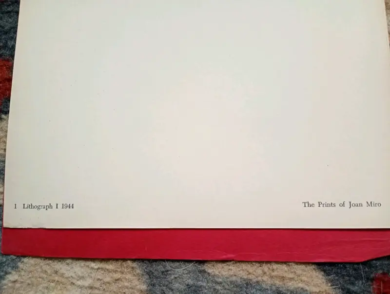 Libro de arte 'The Prints of Miró' edición vintage - 3
