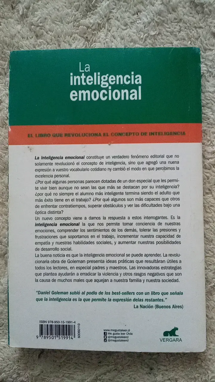 Libro La Inteligencia Emocional de Daniel Goleman - 2