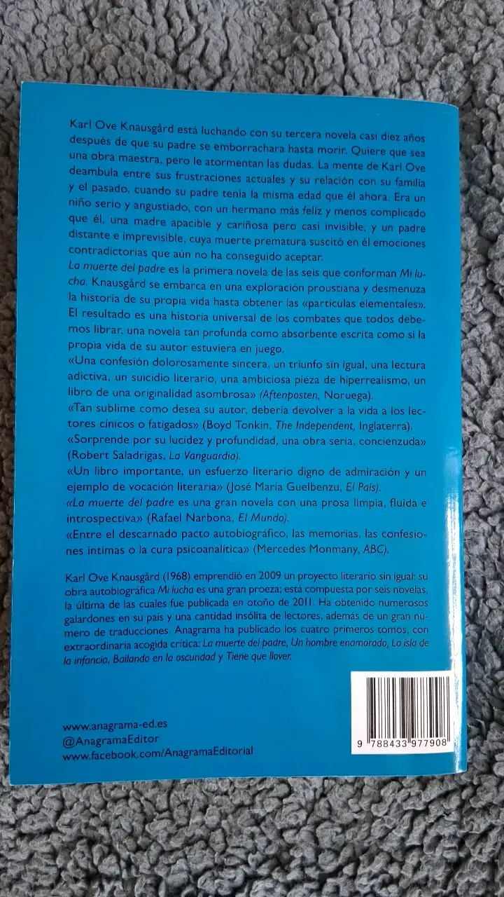 Libro 'La muerte del padre' de Karl Ove Knausgård - 2