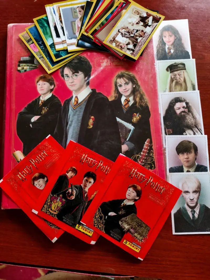 Álbum de cromos Harry Potter con sobres y stickers - 1