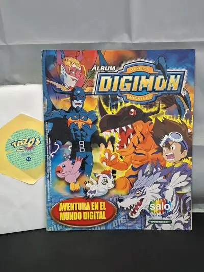 Álbum de colección Digimon marca Salo Incompleto - miniatura 1