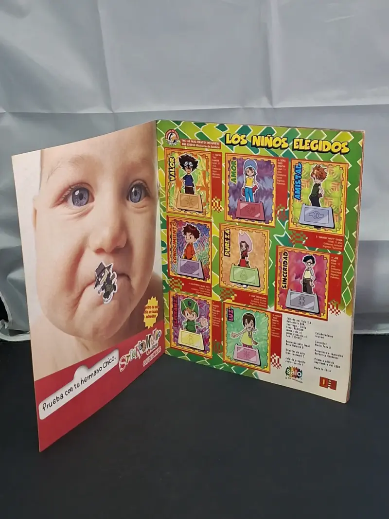 Álbum de colección Digimon marca Salo Incompleto - 2
