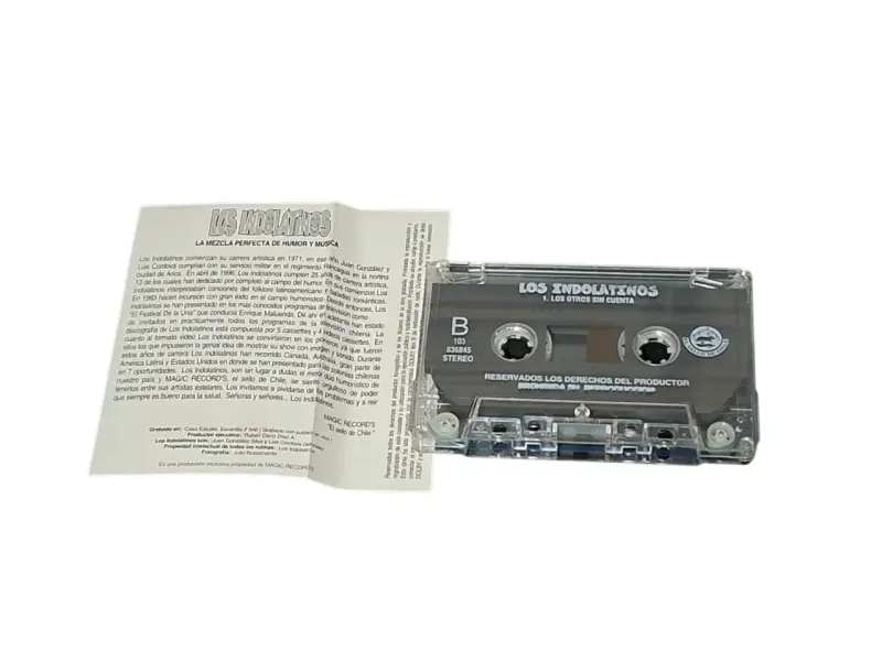 Cassette Los Indolatinos Los 100 Mejores Chistes - 2