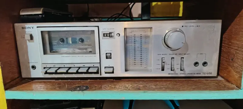 Reproductor de cassette Sony TC-U30 vintage