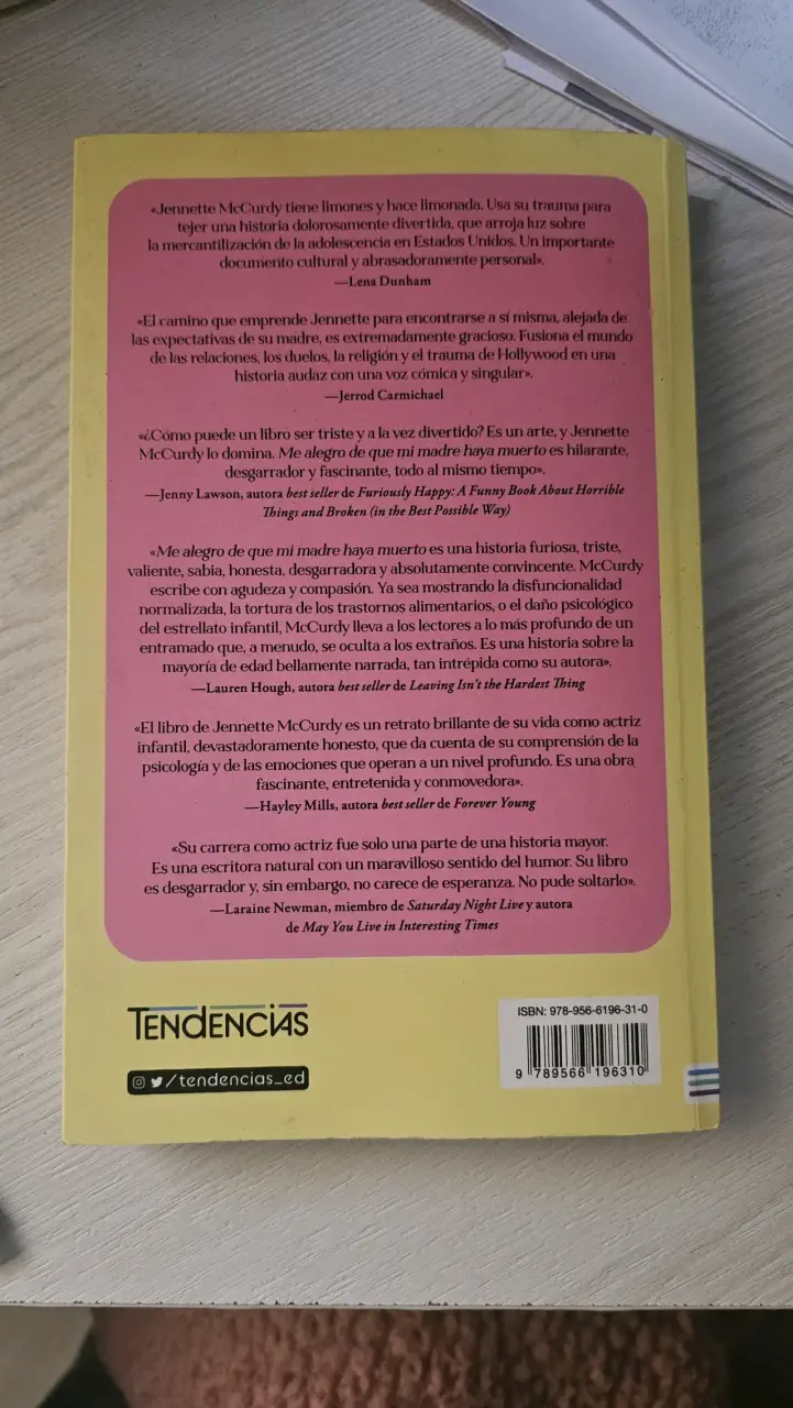 Libro Me alegro de que mi madre haya muerto - 2