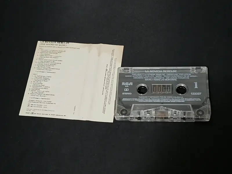 Cassette Banda Sonora La Novicia Rebelde RCA - 2