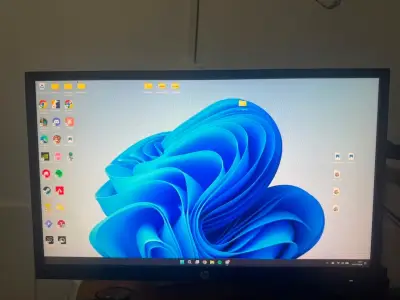 Monitor HP de 21,5  pulgadas en buen estado - miniatura 1