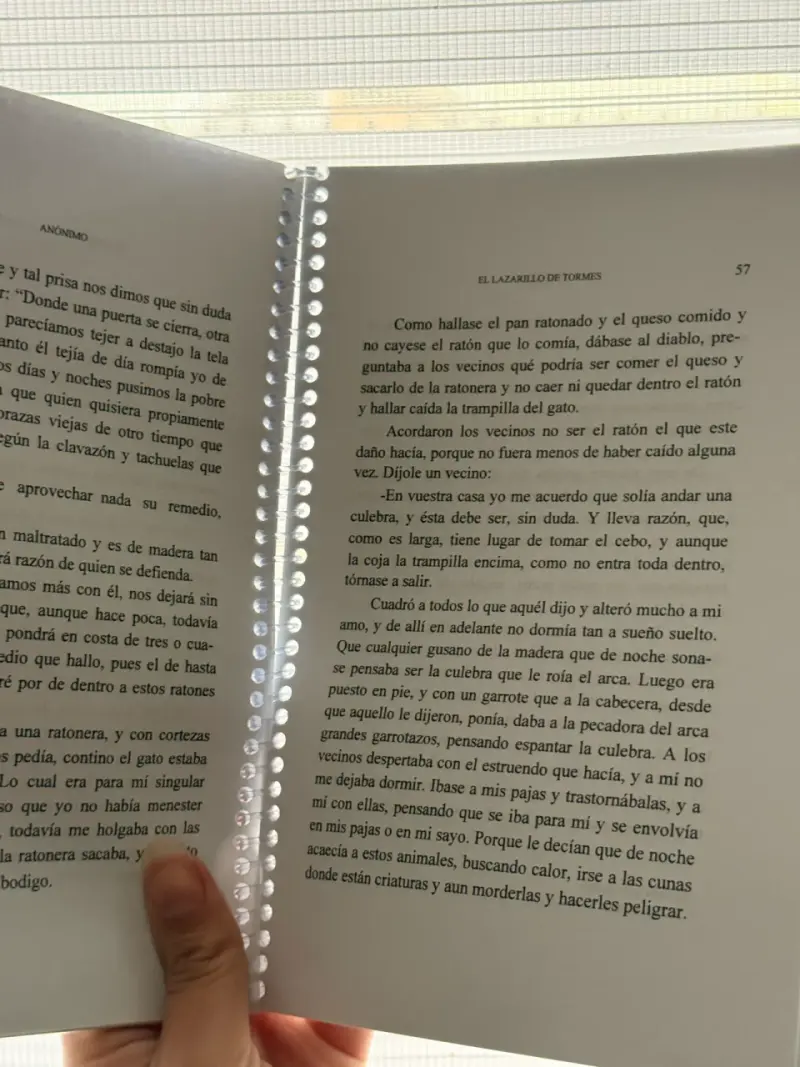 Libro El Lazarillo de Tormes Anónimo Encuadernado - 2