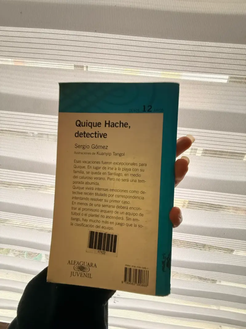 Libro Quique Hache, Detective de Sergio Gómez - 3