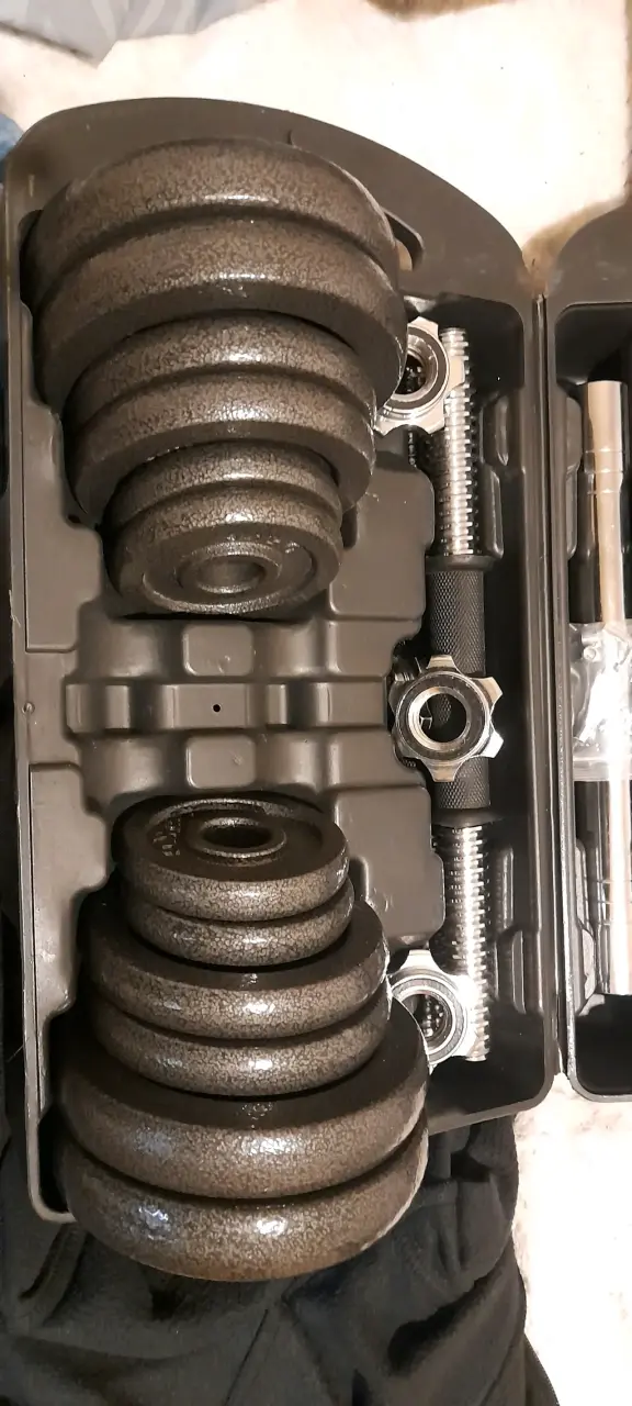 Set de Mancuernas de Hierro Fundido 20kg - 2