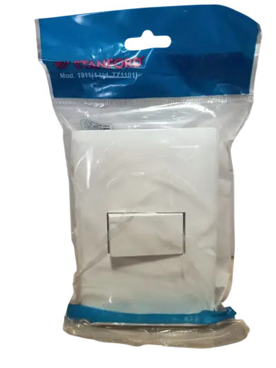 Pack 4 Interruptor Simple 9/12 Blanco  Stanford - miniatura 3