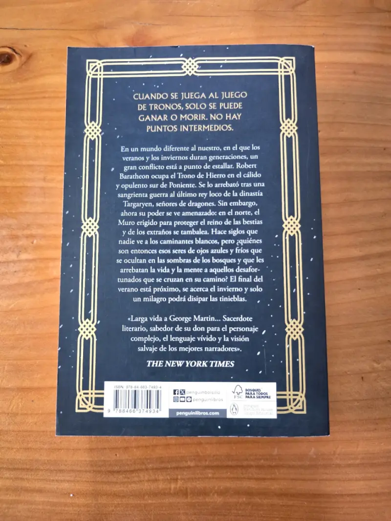 Libro Juego de Tronos de George R.R. Martin - 2