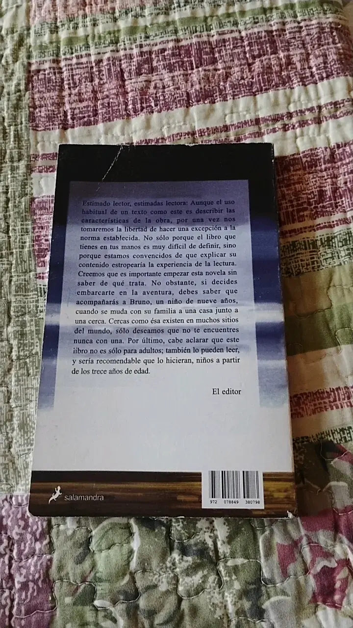 Libro 'El Niño con el Pijama de Rayas' de John Boyne - 2