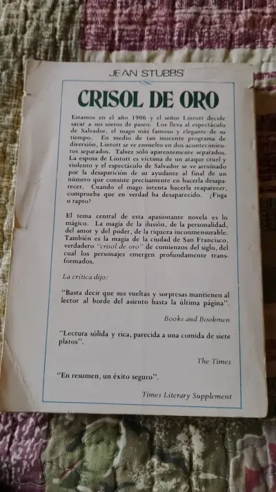 Libro Crisol de Oro de Jean Stubbs - miniatura 2