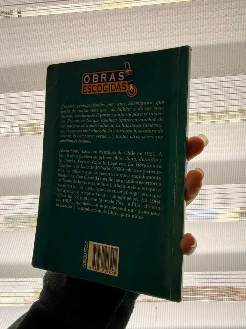 Libro 'La Hormiguita Cantora y el Duende Melodía' de Alicia Morel - 3