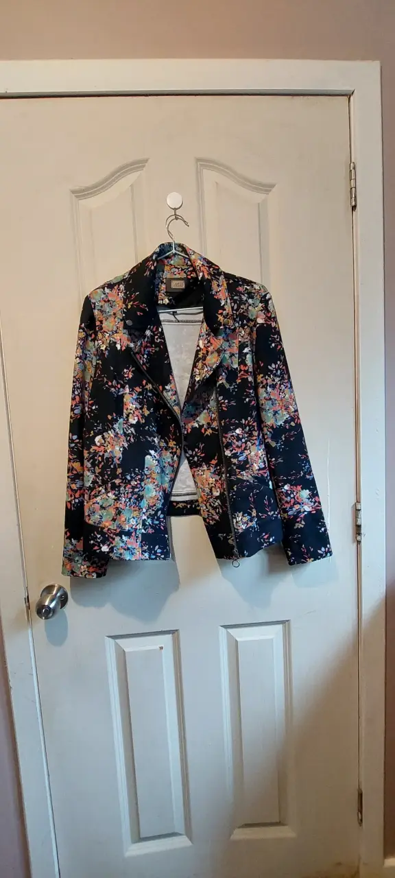 Chaqueta floral para mujer estilo casual