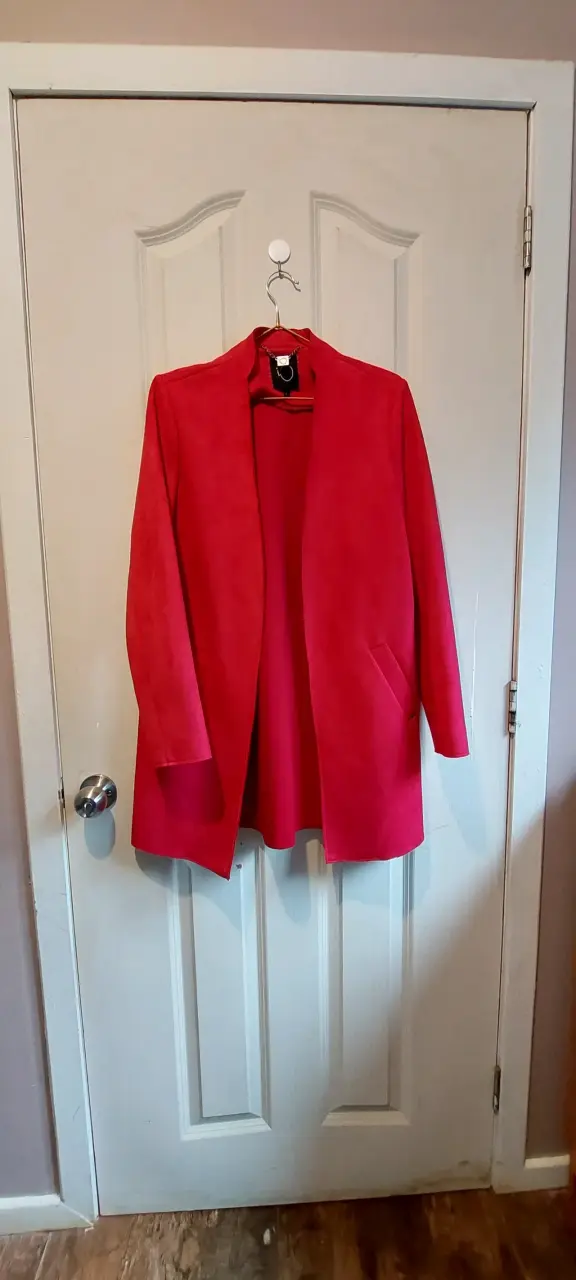 Blazer rojo elegante para mujer
