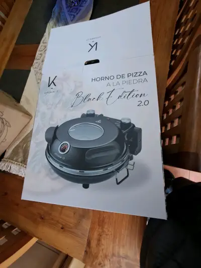 Horno de Pizza a la Piedra Kitchen-It Black Edition 2.0 - miniatura 1