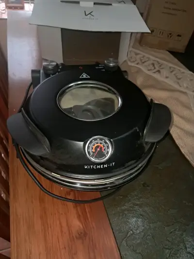Horno de Pizza a la Piedra Kitchen-It Black Edition 2.0 - miniatura 3