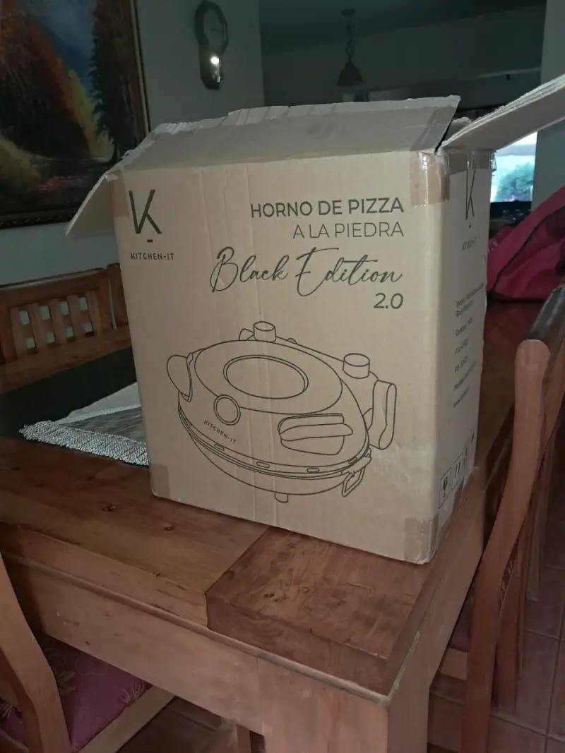 Horno de Pizza a la Piedra Kitchen-It Black Edition 2.0 - 5