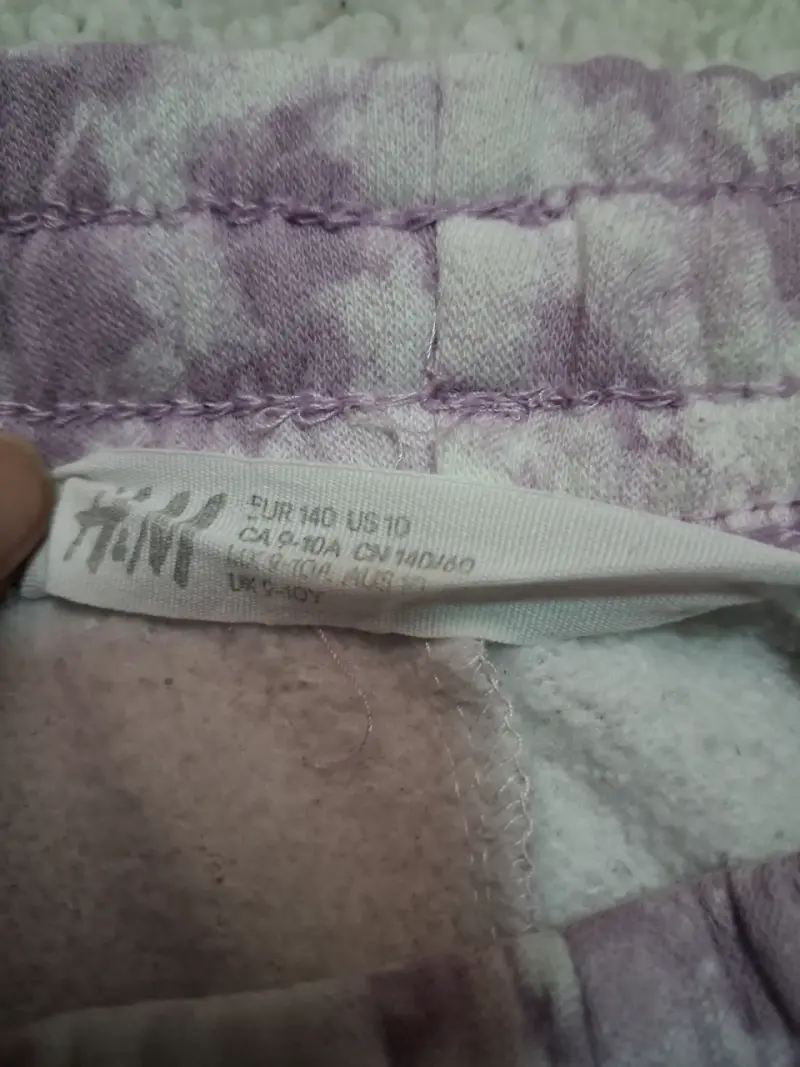 Pantalones de buzo H&M para niña, talla 9/10 - 1