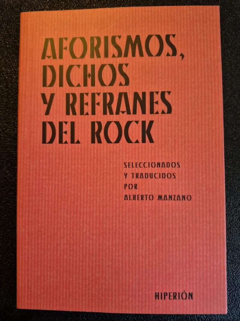 Libro Aforismos, Dichos y Refranes del Rock