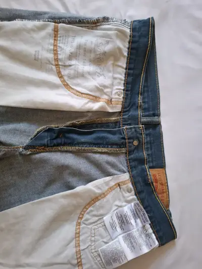 Jeans Levi's 502 Talla 33 Azul Clásico - miniatura 4