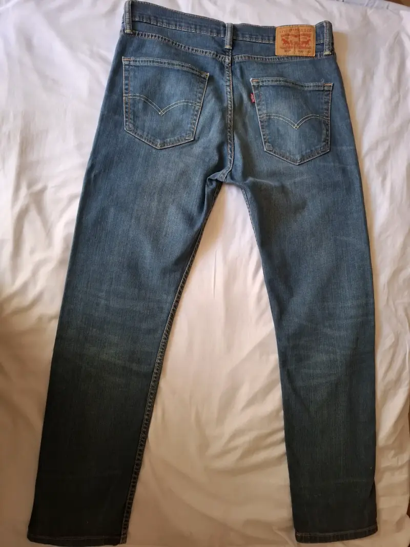 Jeans Levi's 502 Talla 33 Azul Clásico - 6