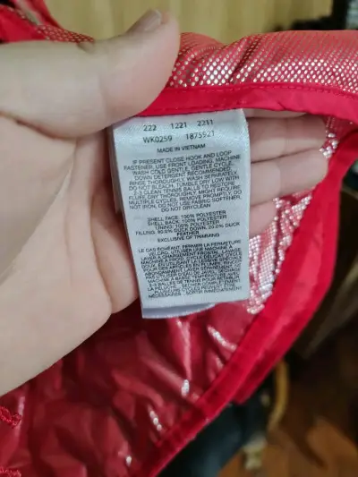 Chaqueta Columbia roja para mujer - miniatura 2