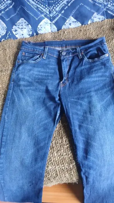 Jeans levis de mezclilla azul - miniatura 1
