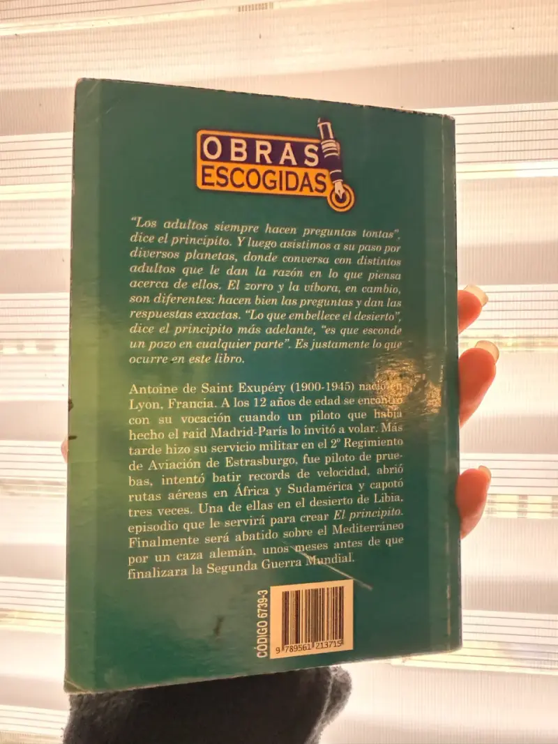 Libro El Principito de Antoine de Saint-Exupéry - 3