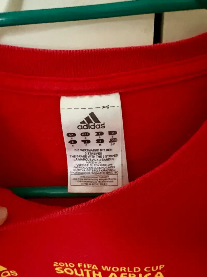 Polera Adidas España Campeones del Mundo 2010 - 2