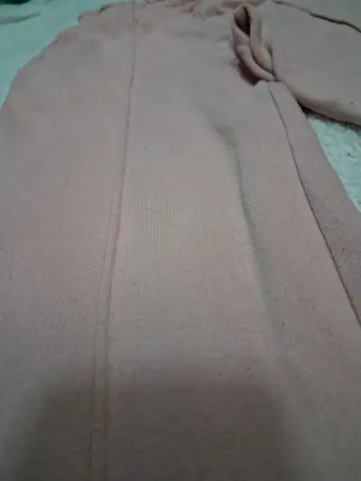 Pantalones rosados de algodón para niña talla 12 - miniatura 5