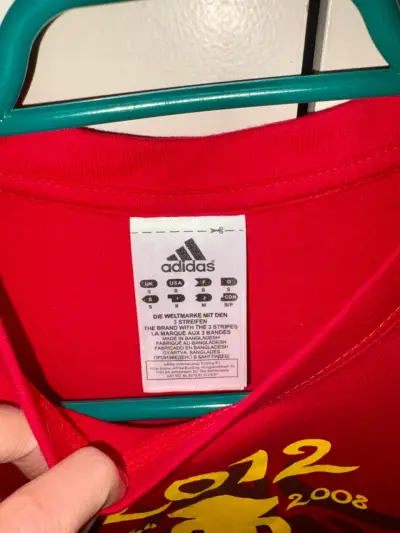 Polera Adidas  España Campeones de Europa 2012 - miniatura 3
