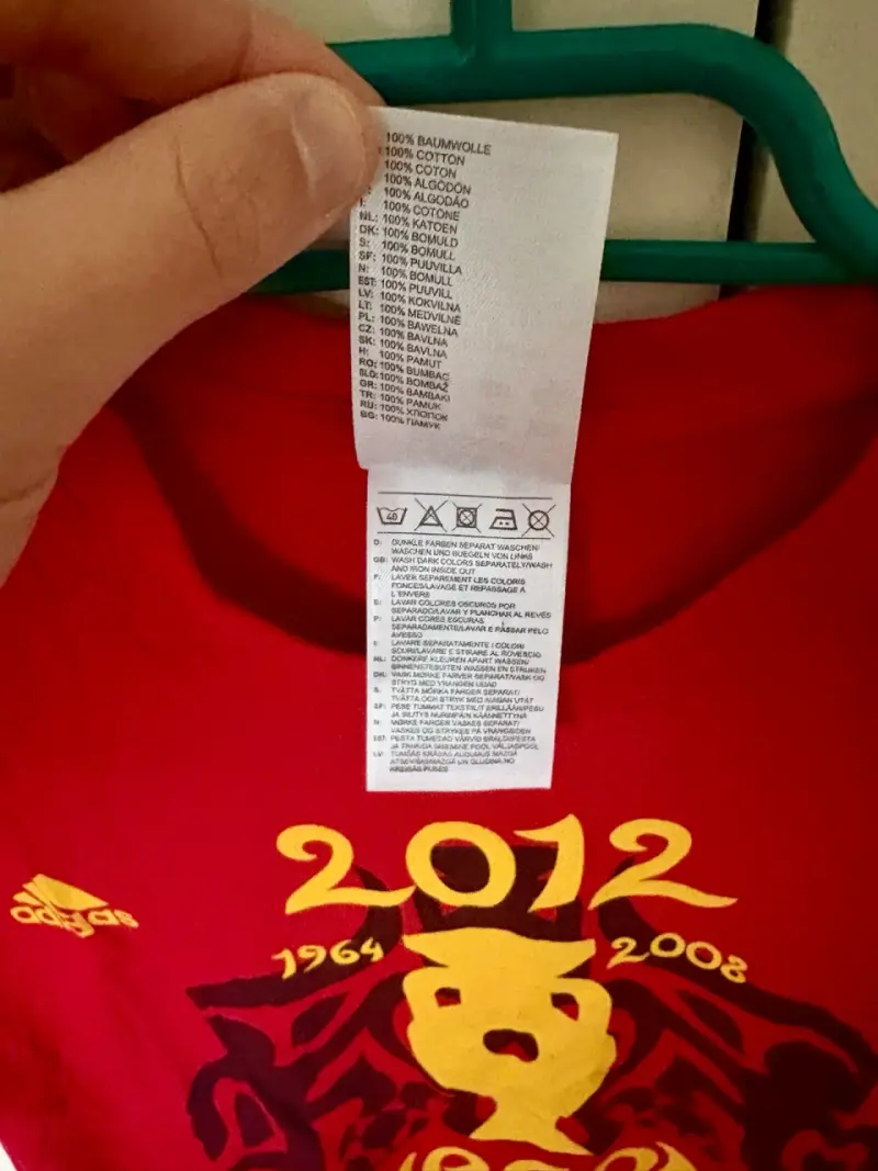 Polera Adidas  España Campeones de Europa 2012 - 4